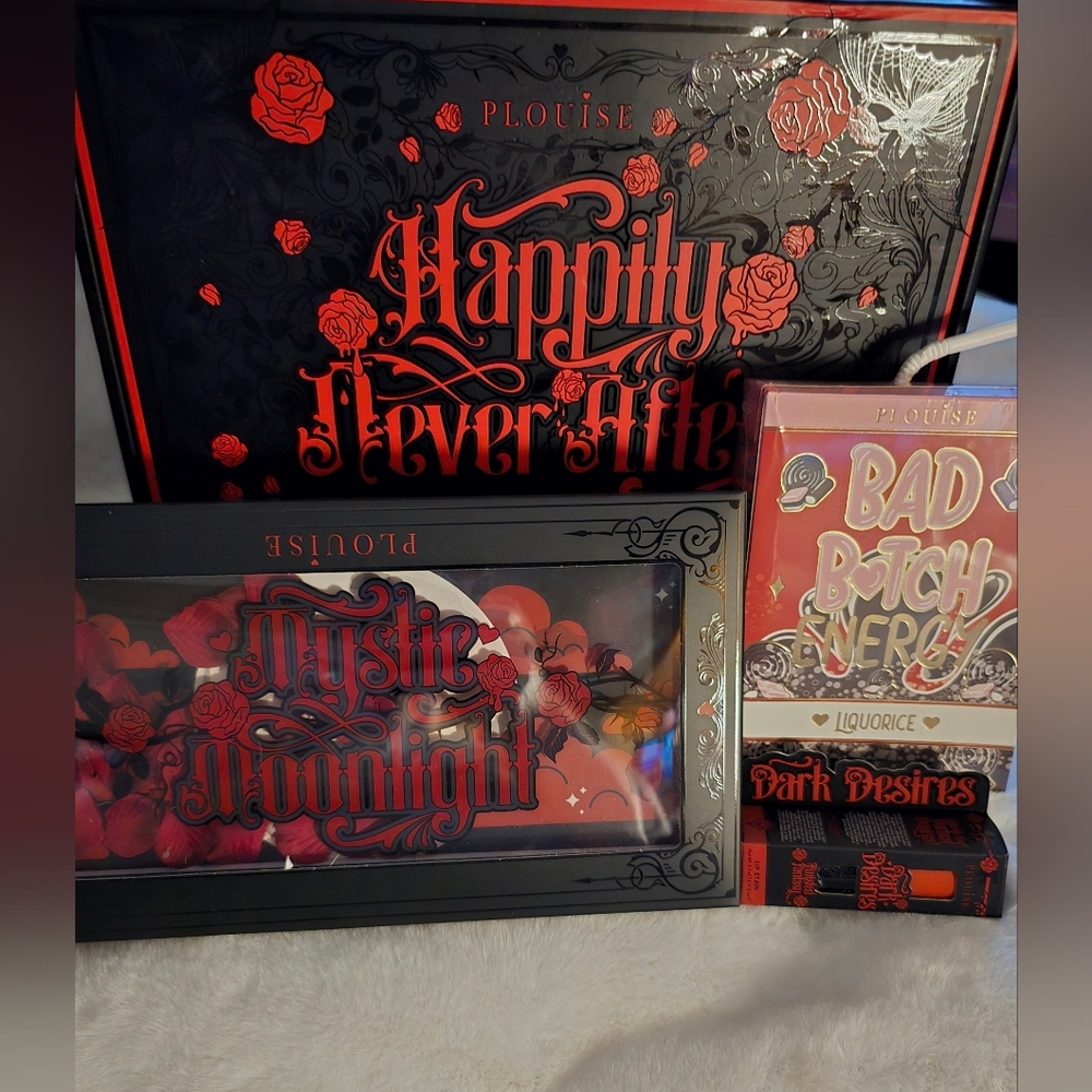 P.Louise Mystic Moonlight Eyeshadow Palette, Bad Bit*h Lip Duo Licorice & Lip ST